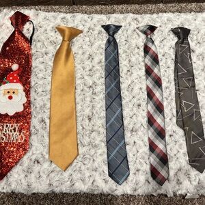 Lot of 9 little boys ties